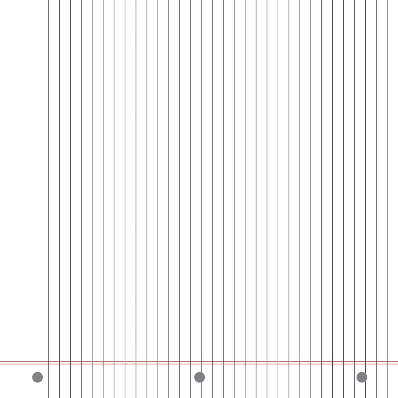 Core'dinations® Core Basics Black Notebook 12" x 12" Cardstock, 12 Sheets
